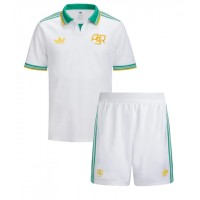 Stroje piłkarskie AS Roma Gianluca Mancini #23 Koszulka Trzeciej dla dzieci 2025-26 Krótki Rękaw (+ szorty)